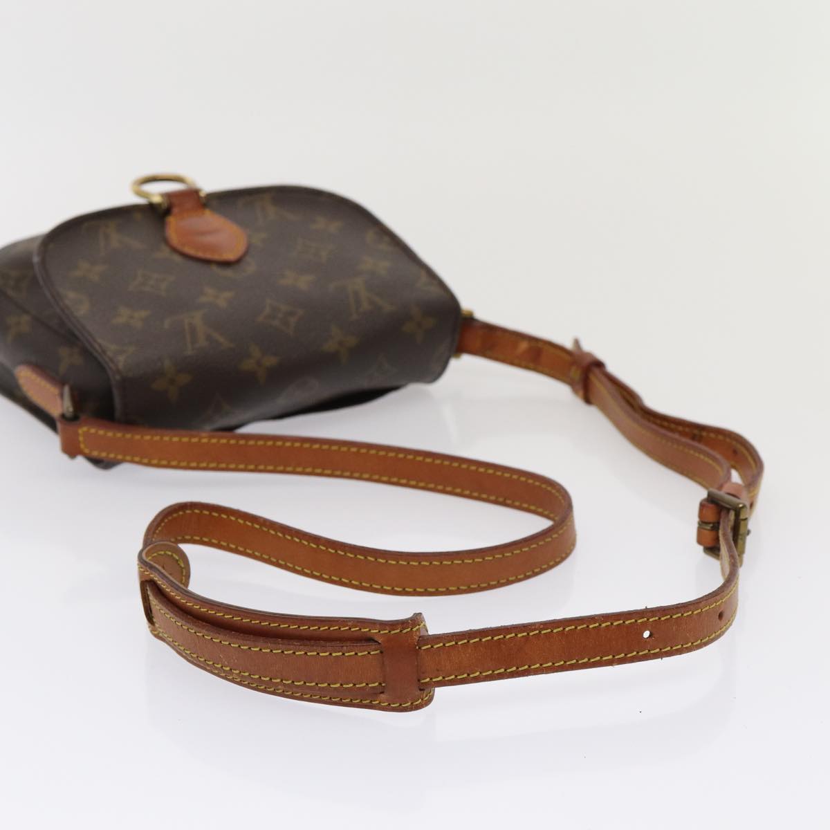 LOUIS VUITTON Monogram Saint Cloud PM Shoulder Bag M51244 LV Auth 85560