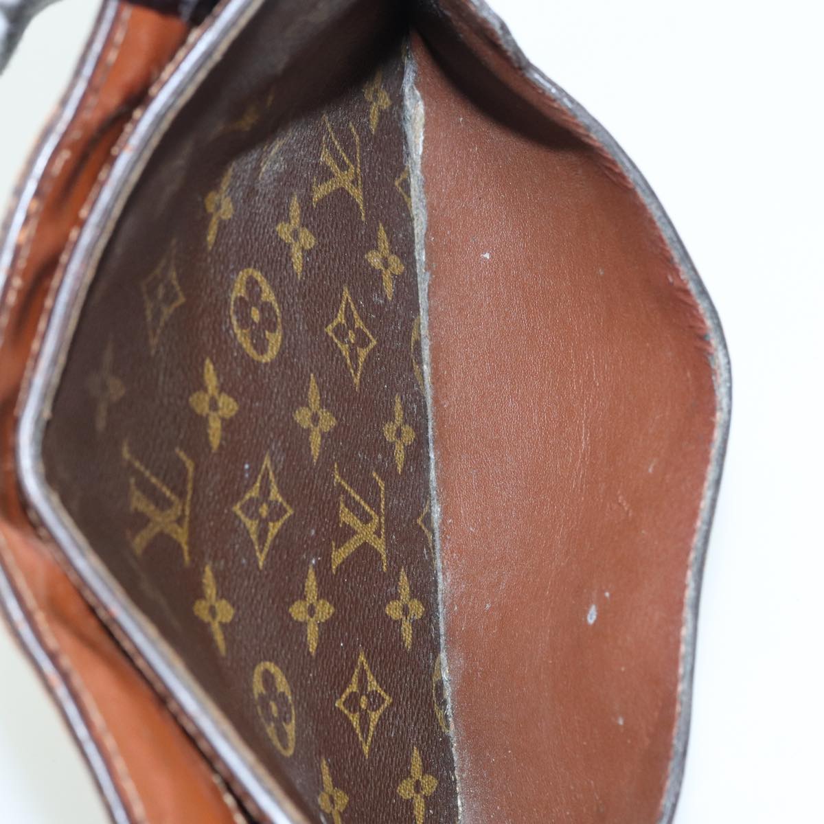 LOUIS VUITTON Monogram Pochette Homme Clutch Bag M51795 LV Auth 85564