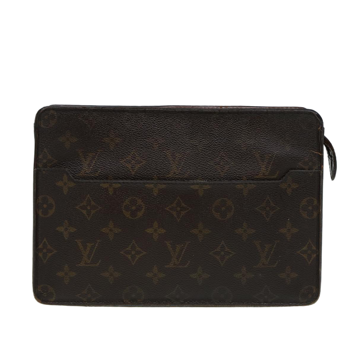 LOUIS VUITTON Monogram Pochette Homme Clutch Bag M51795 LV Auth 85564