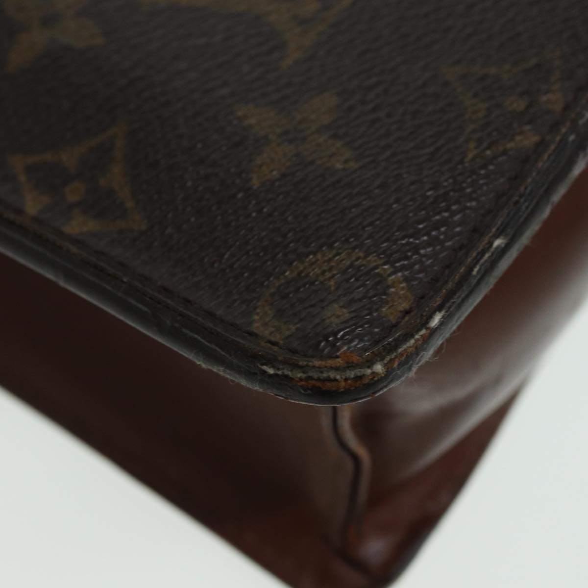 LOUIS VUITTON Monogram Pochette Homme Clutch Bag M51795 LV Auth 85564