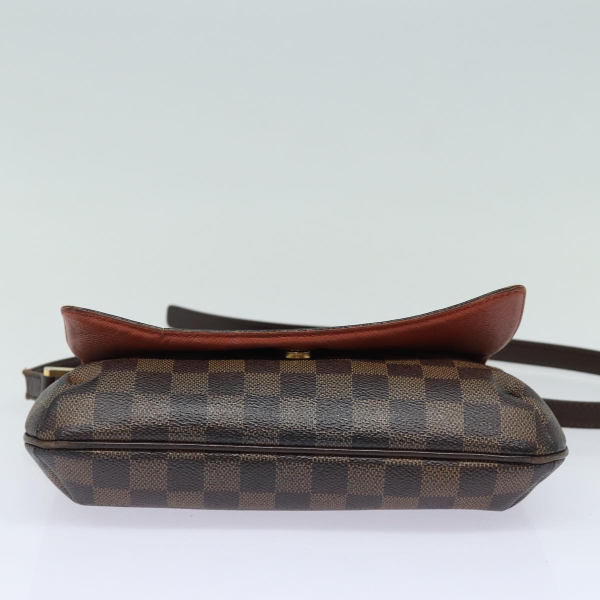 LOUIS VUITTON Damier Ebene Musette Tango Shoulder Bag N51301 LV Auth 85566