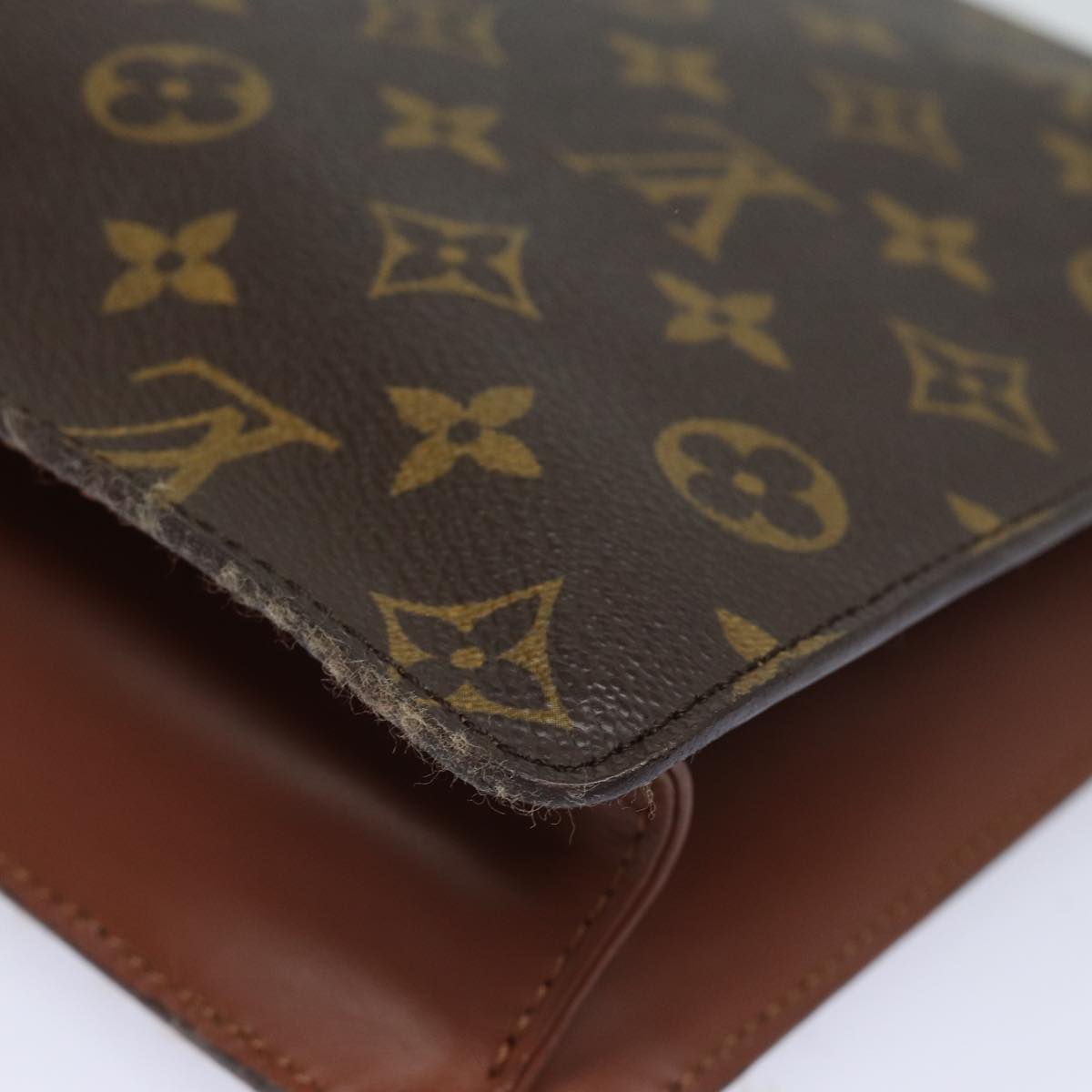 LOUIS VUITTON Monogram Monceau 28 Hand Bag 2way M51185 LV Auth 85572