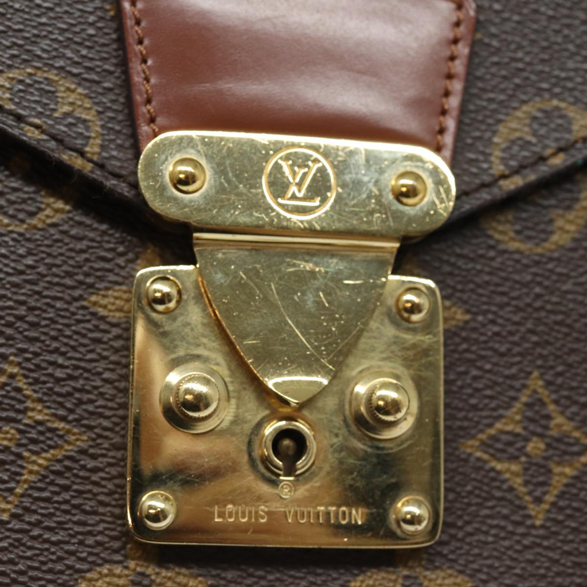 LOUIS VUITTON Monogram Monceau 28 Hand Bag 2way M51185 LV Auth 85572