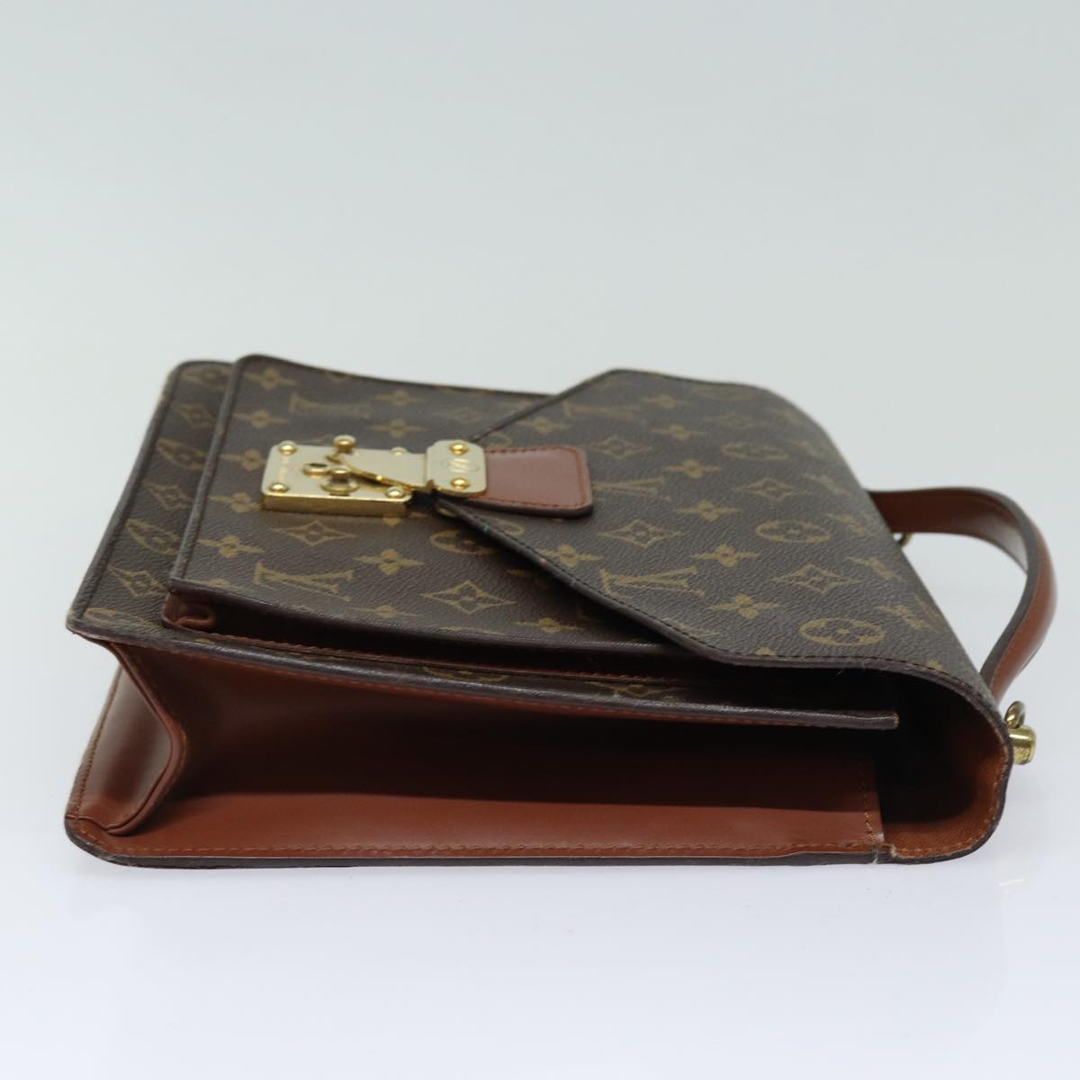 LOUIS VUITTON Monogram Monceau 28 Hand Bag 2way M51185 LV Auth 85572