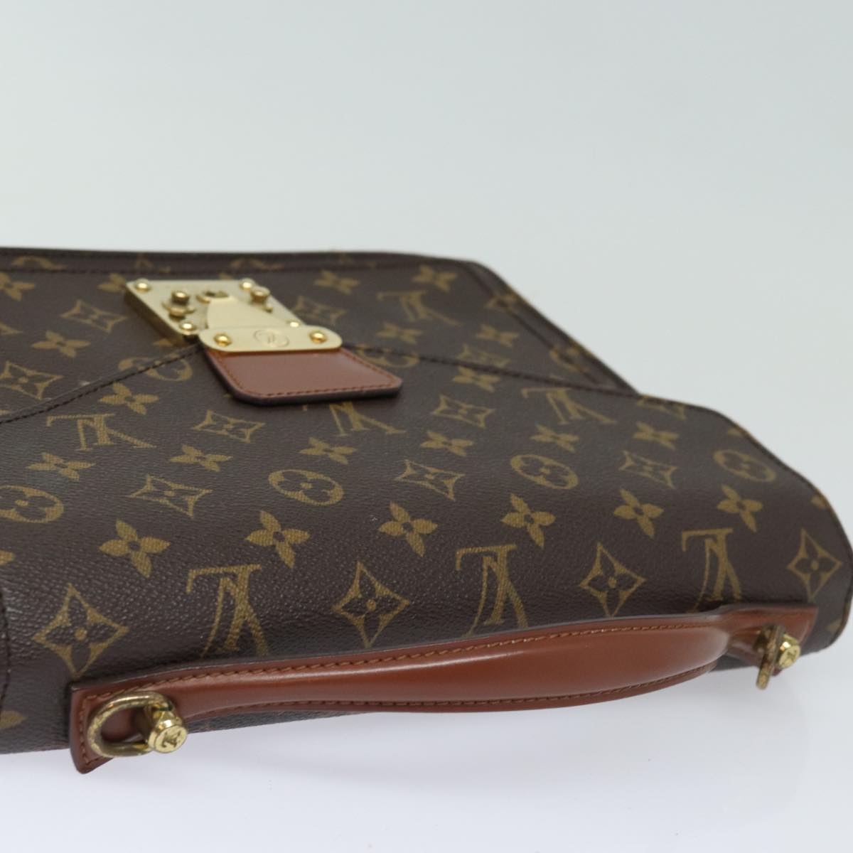 LOUIS VUITTON Monogram Monceau 28 Hand Bag 2way M51185 LV Auth 85572