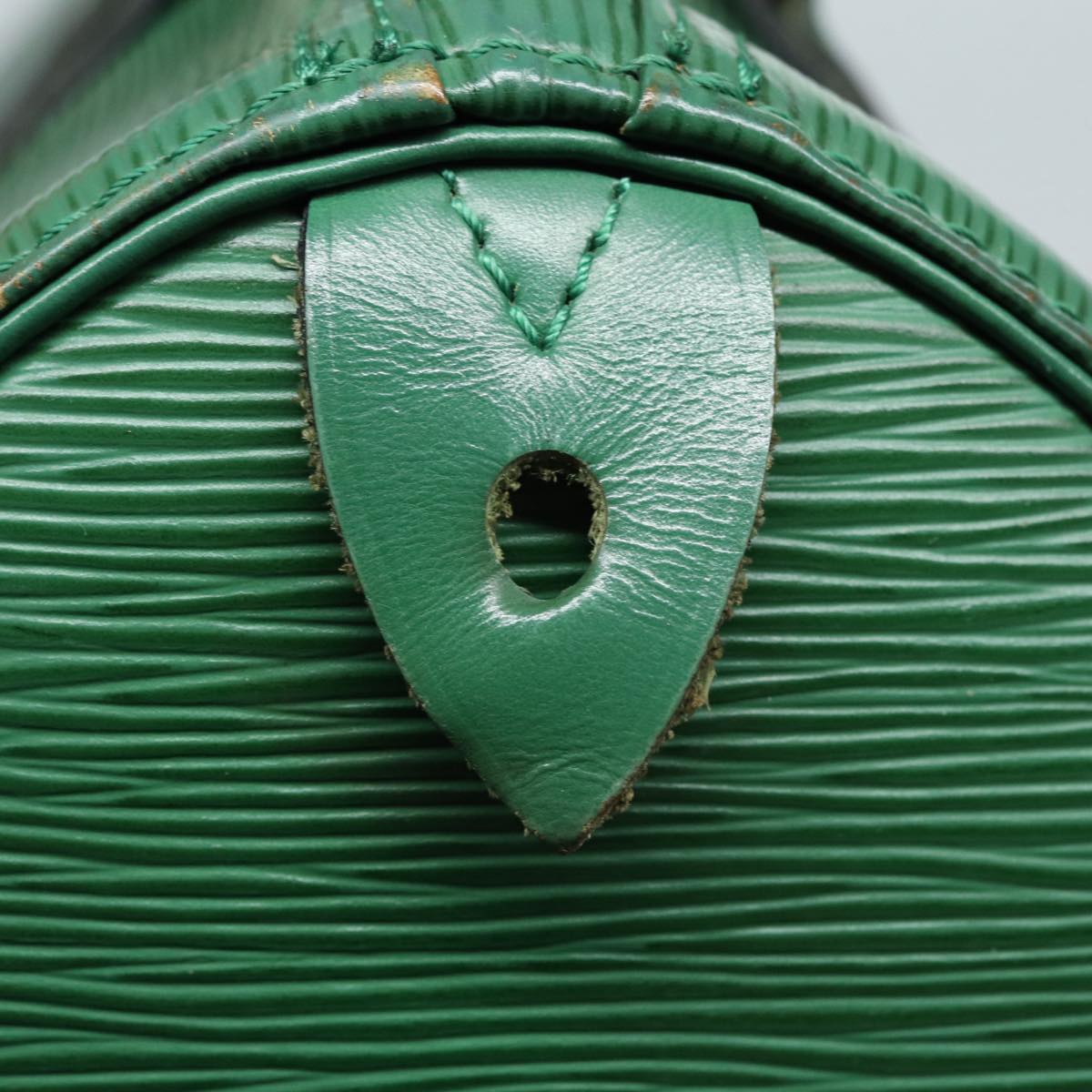 LOUIS VUITTON Epi Speedy 30 Hand Bag Borneo Green M43004 LV Auth 85582