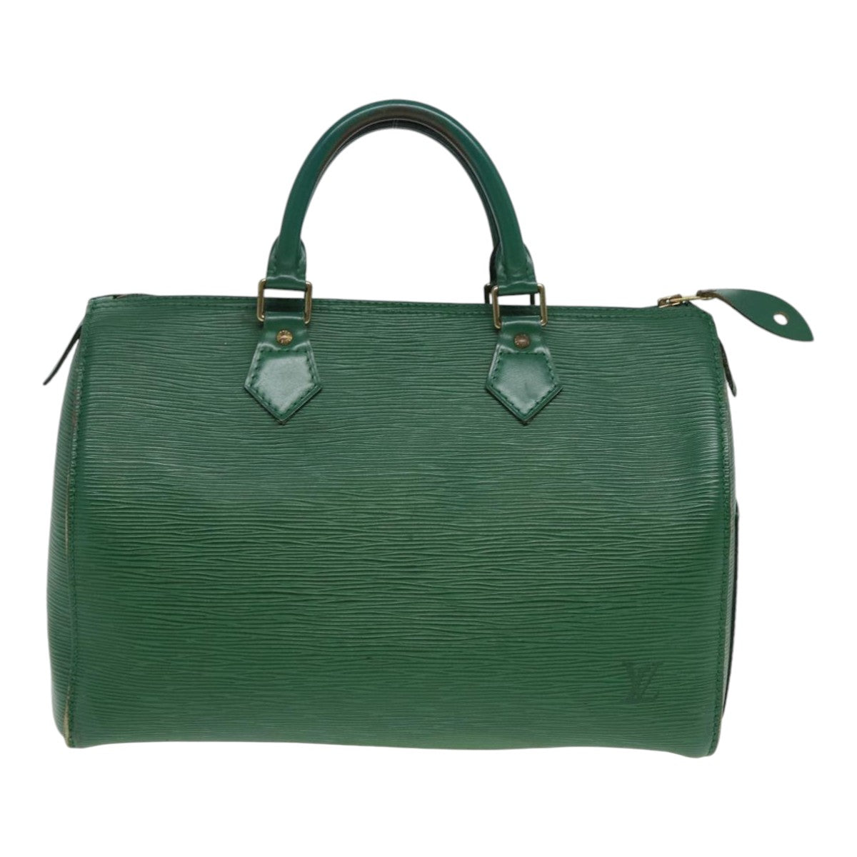 LOUIS VUITTON Epi Speedy 30 Hand Bag Borneo Green M43004 LV Auth 85582