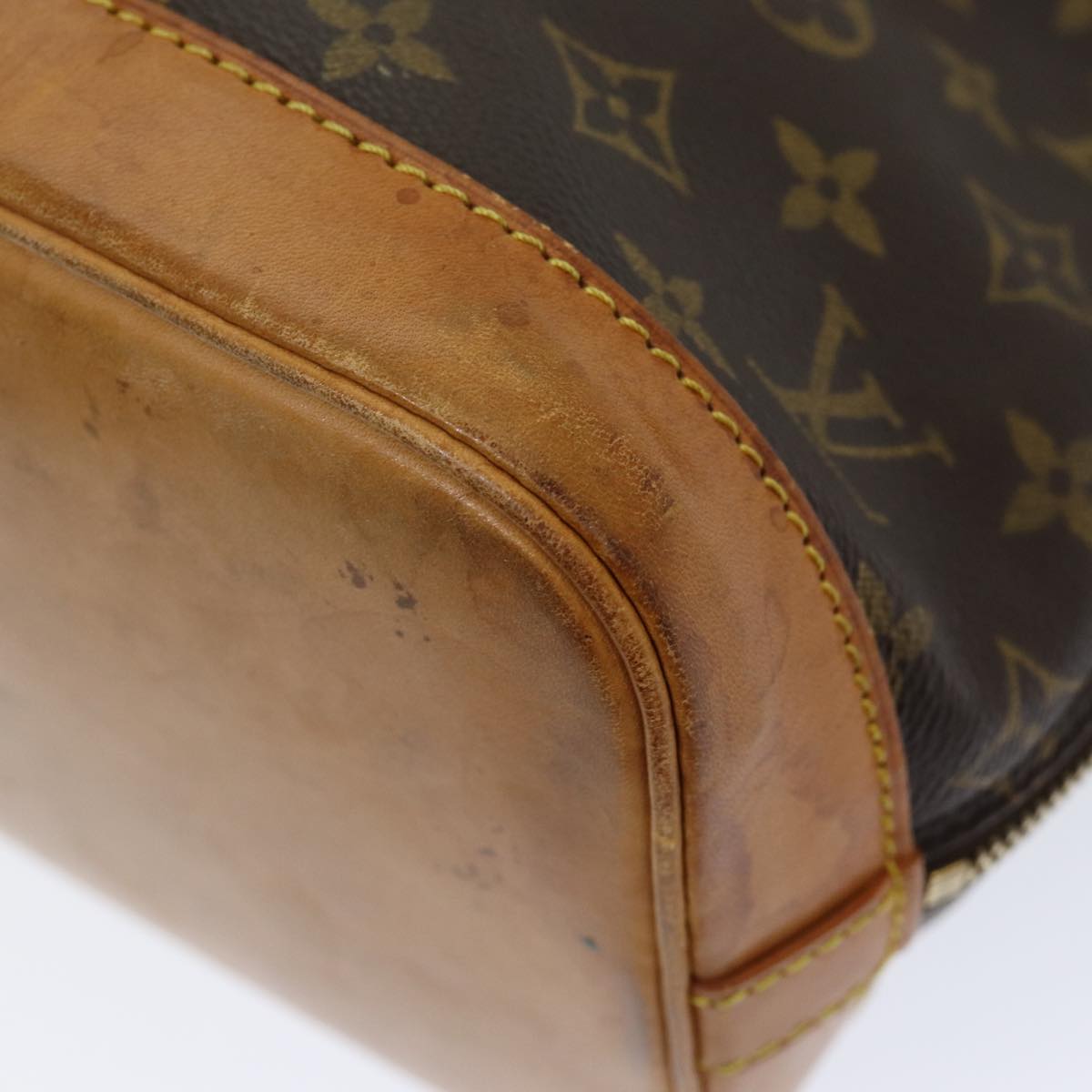 LOUIS VUITTON Monogram Alma Hand Bag M51130 LV Auth 85594