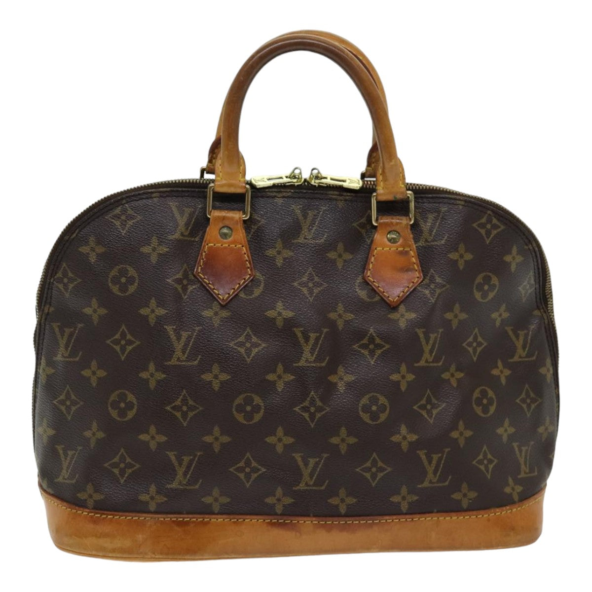 LOUIS VUITTON Monogram Alma Hand Bag M51130 LV Auth 85594