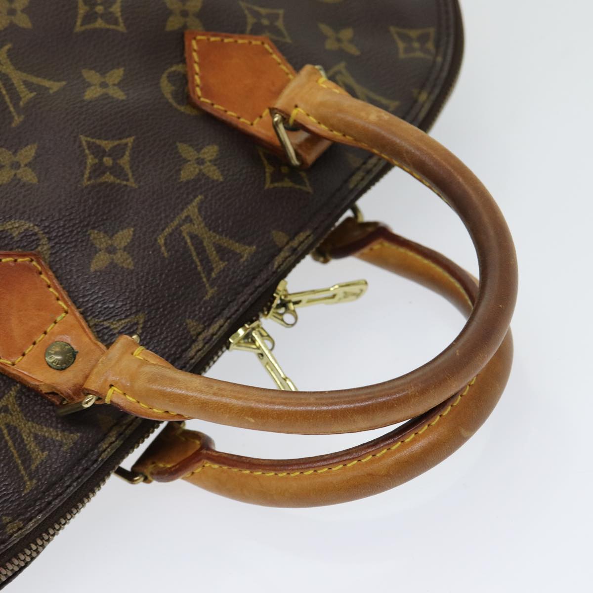 LOUIS VUITTON Monogram Alma Hand Bag M51130 LV Auth 85594