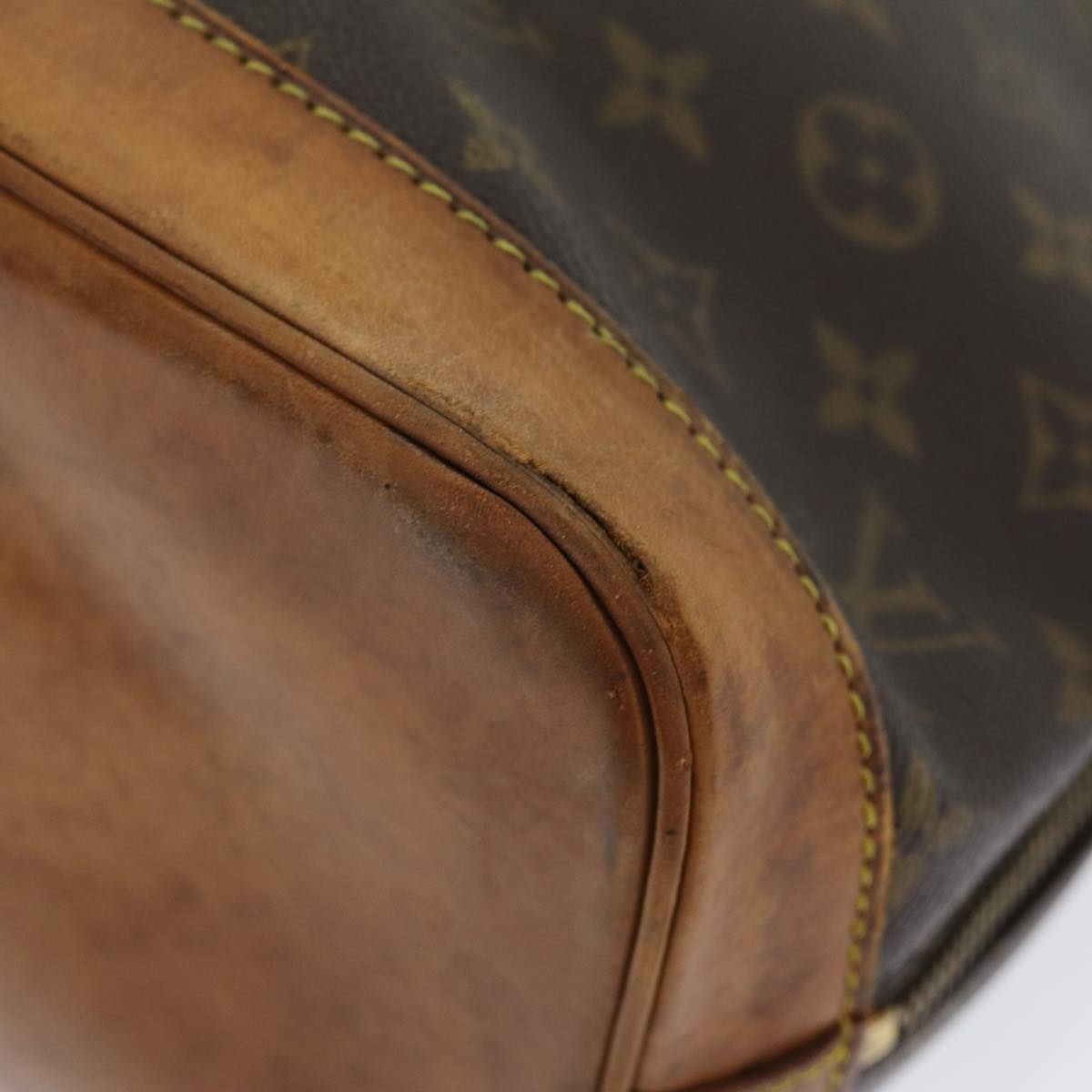 LOUIS VUITTON Monogram Alma Hand Bag M51130 LV Auth 85595