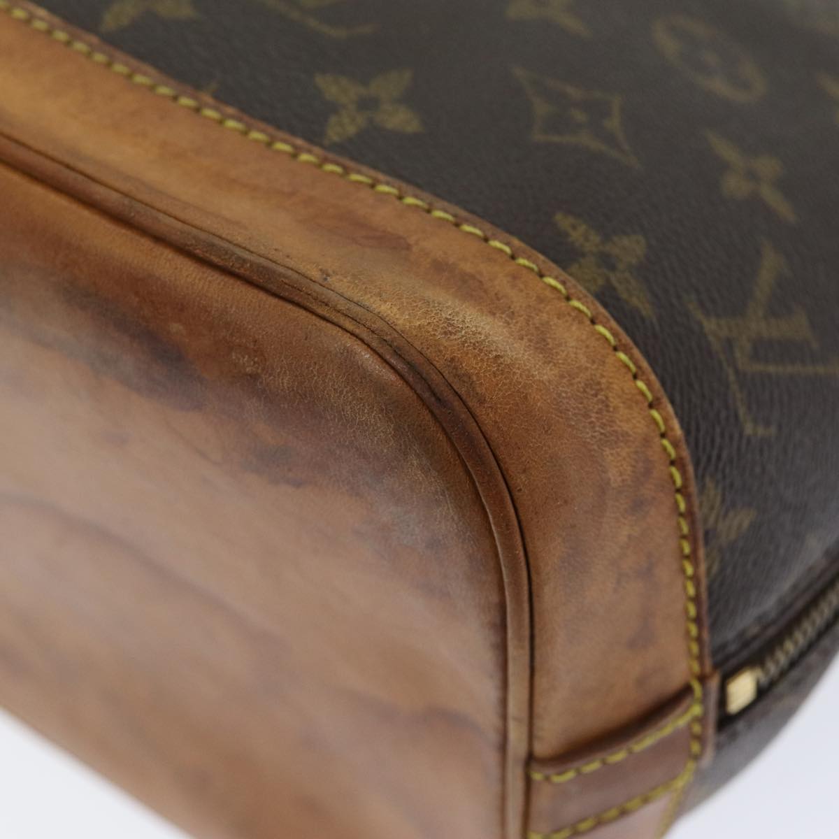 LOUIS VUITTON Monogram Alma Hand Bag M51130 LV Auth 85595