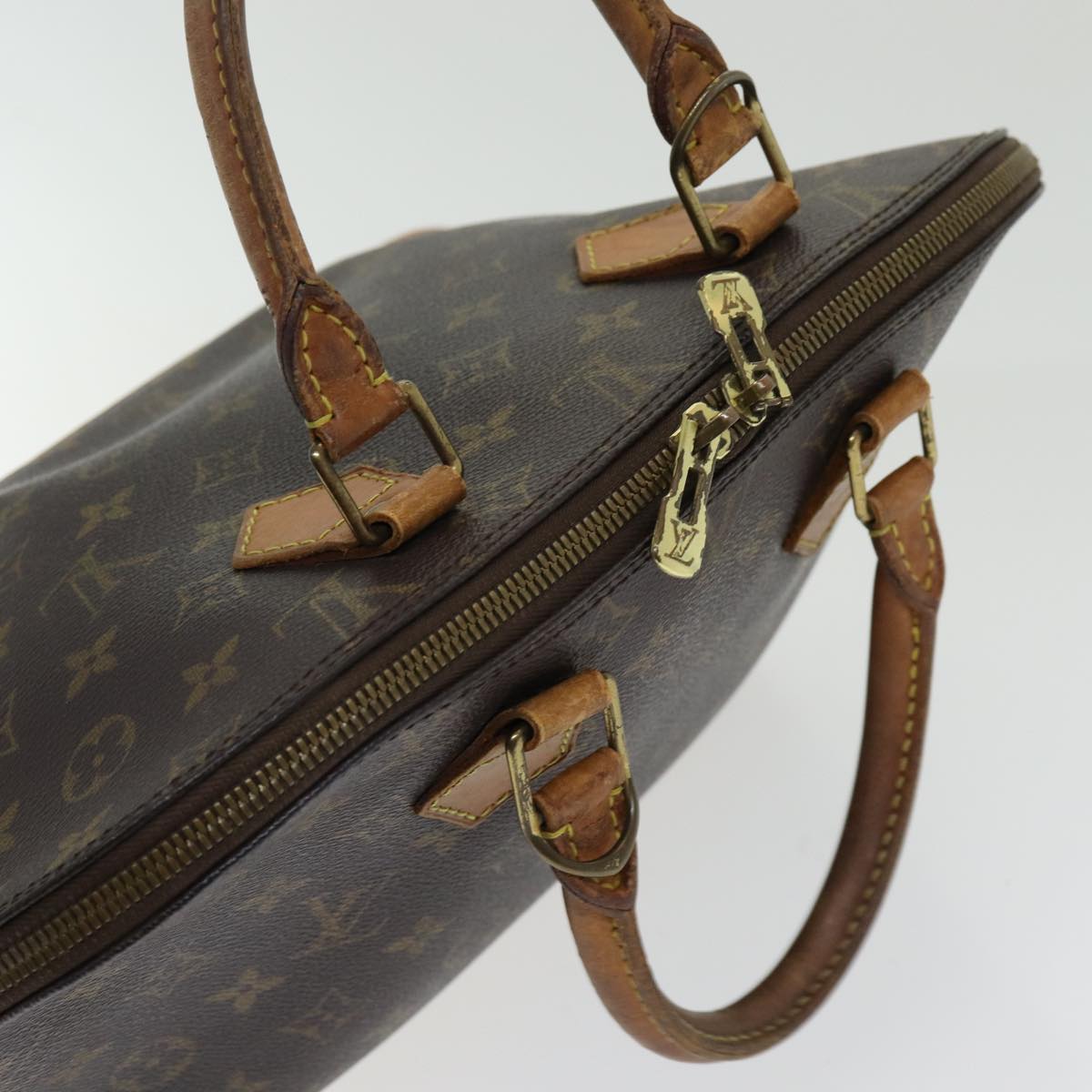 LOUIS VUITTON Monogram Alma Hand Bag M51130 LV Auth 85595