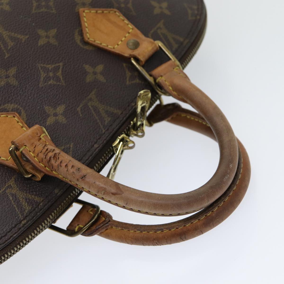 LOUIS VUITTON Monogram Alma Hand Bag M51130 LV Auth 85595