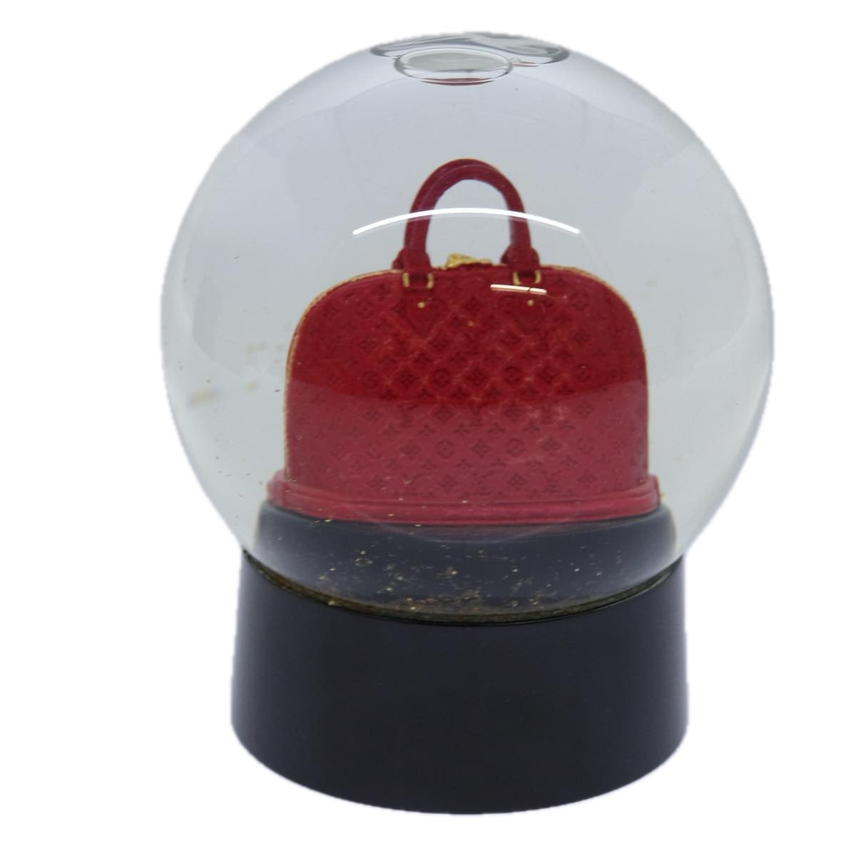 LOUIS VUITTON Snow Globe Alma VIP Limited Clear Red LV Auth 85596 - 0