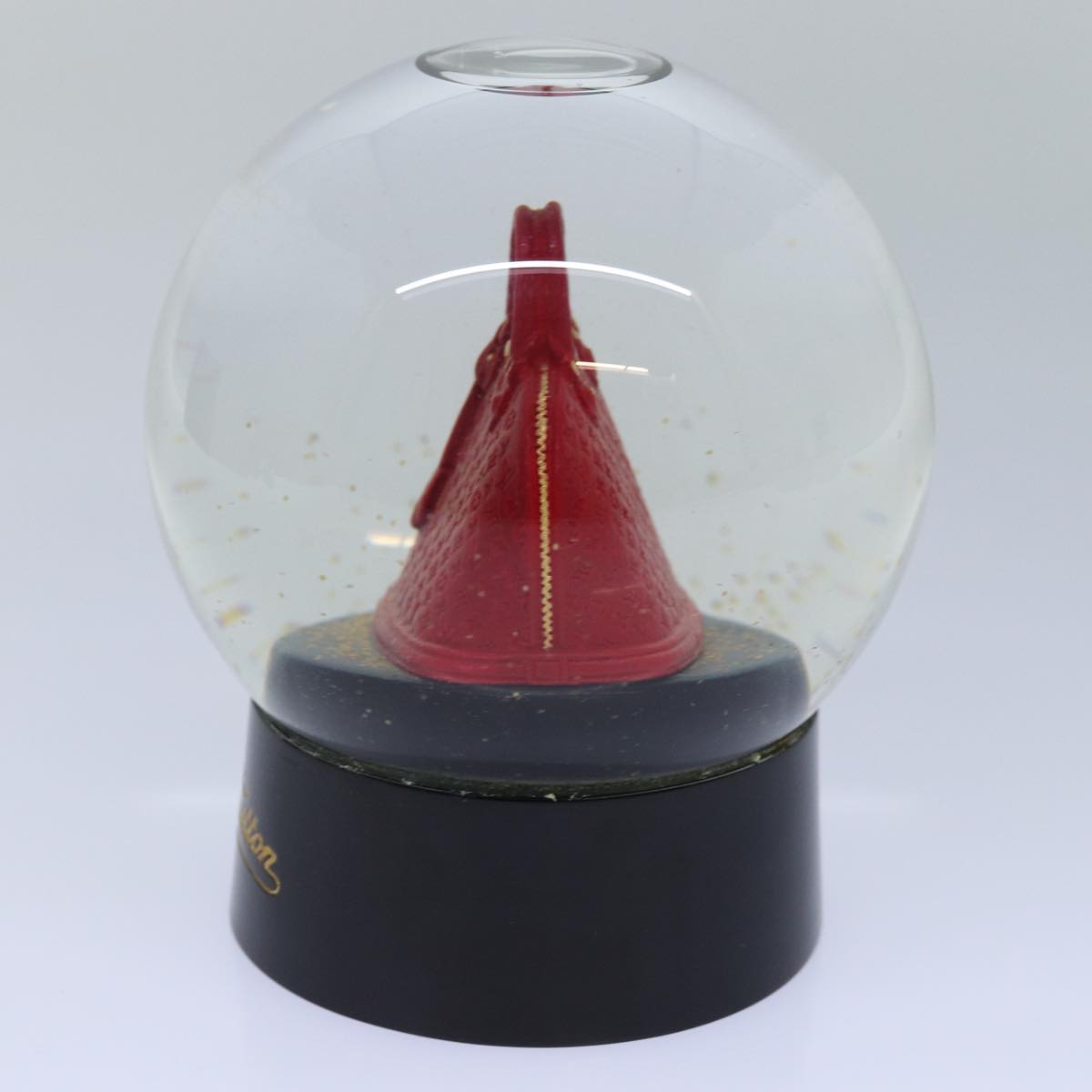 LOUIS VUITTON Snow Globe Alma VIP Limited Clear Red LV Auth 85596