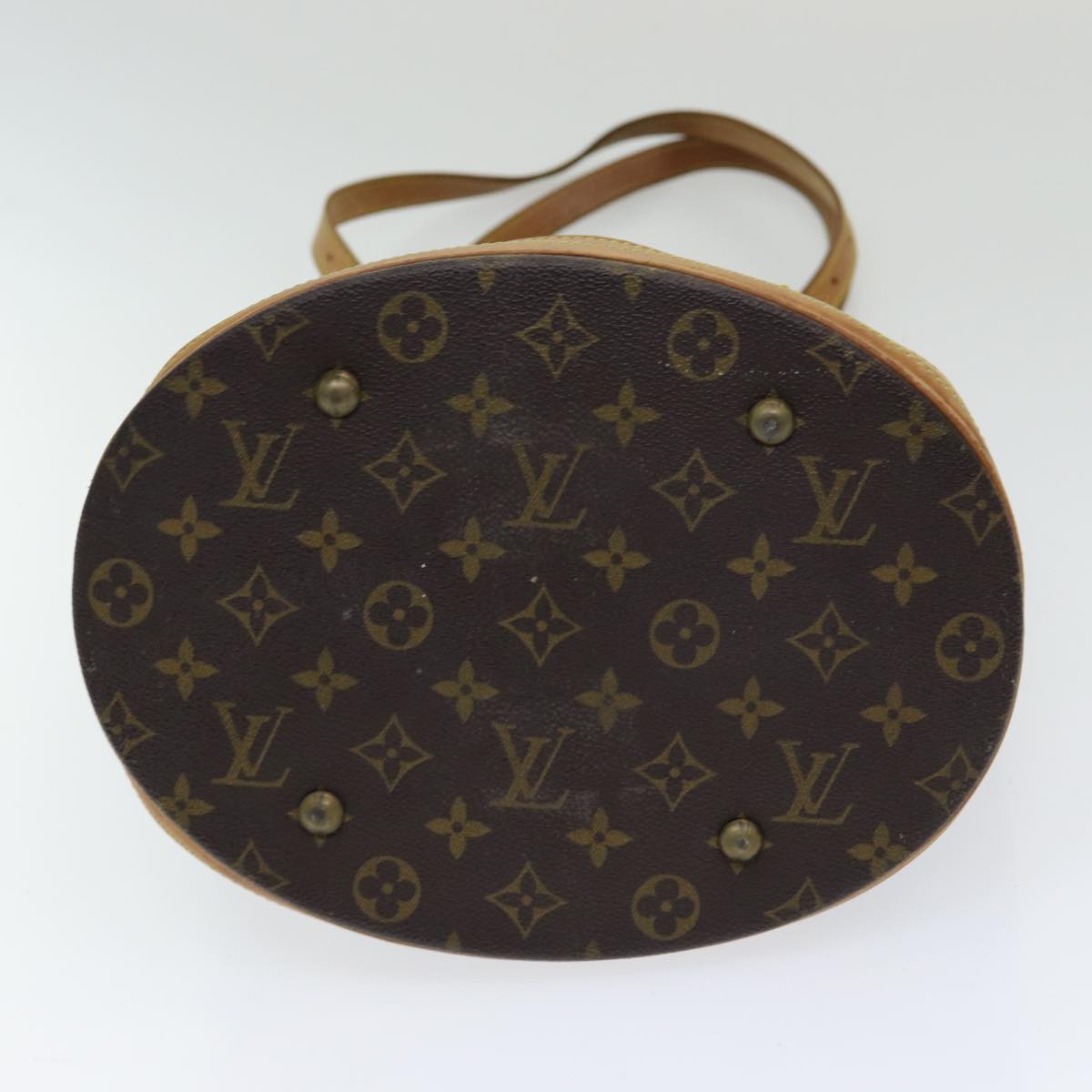 LOUIS VUITTON Monogram Bucket GM Shoulder Bag M42236 LV Auth 85603