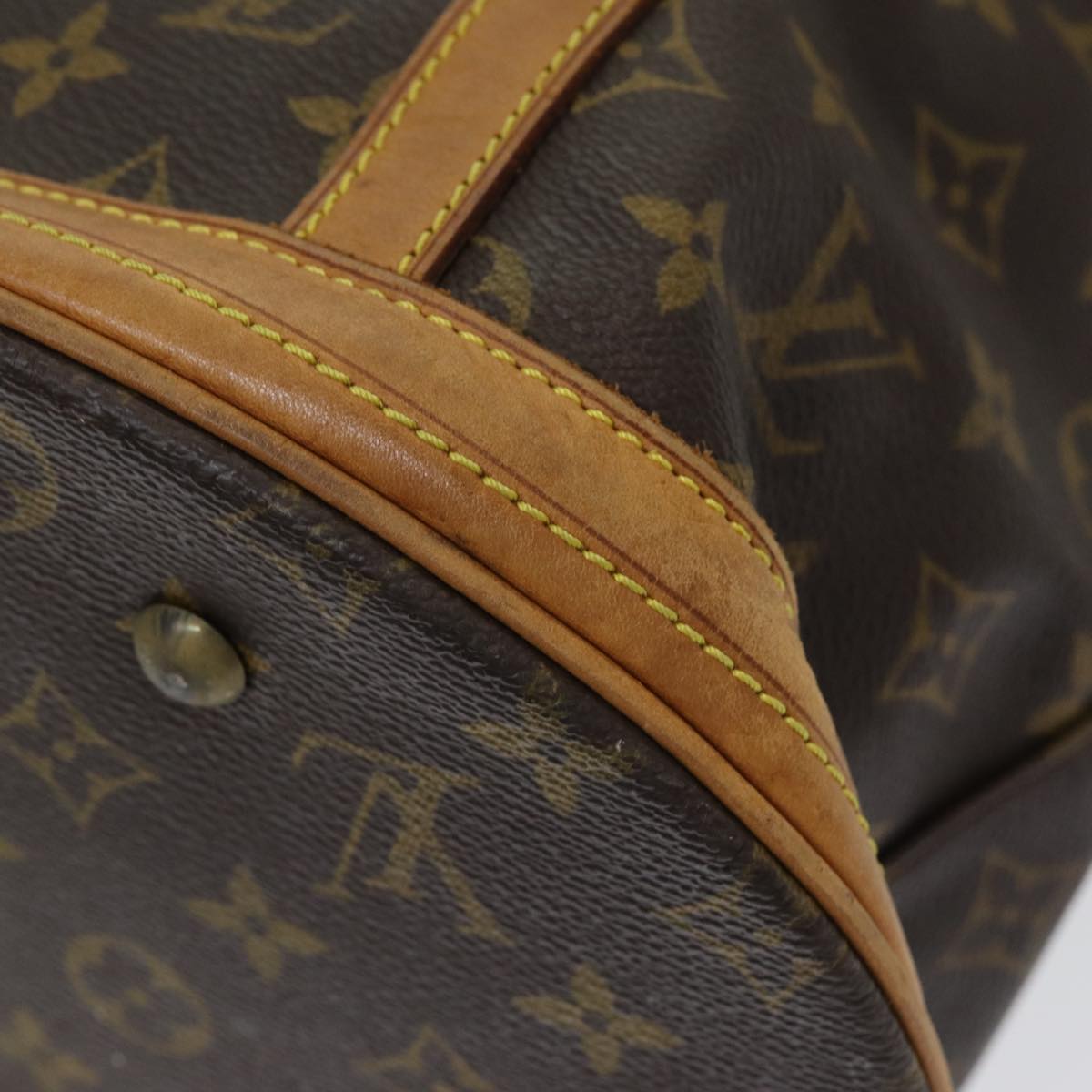 LOUIS VUITTON Monogram Bucket GM Shoulder Bag M42236 LV Auth 85603