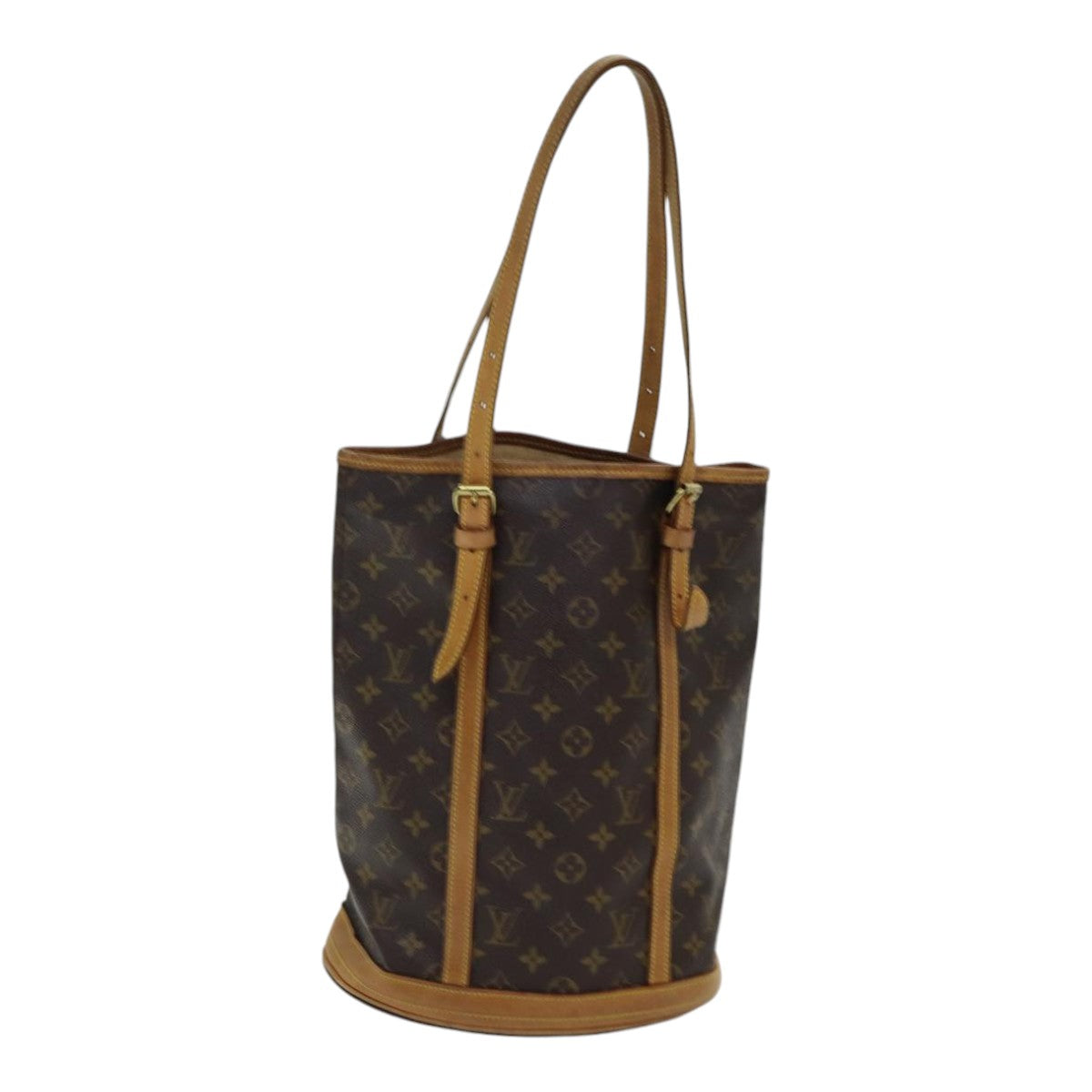 LOUIS VUITTON Monogram Bucket GM Shoulder Bag M42236 LV Auth 85603