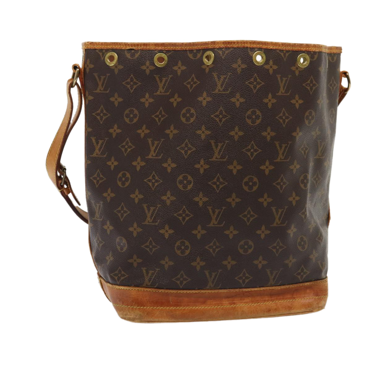 LOUIS VUITTON Monogram Noe Shoulder Bag M42224 LV Auth 85604