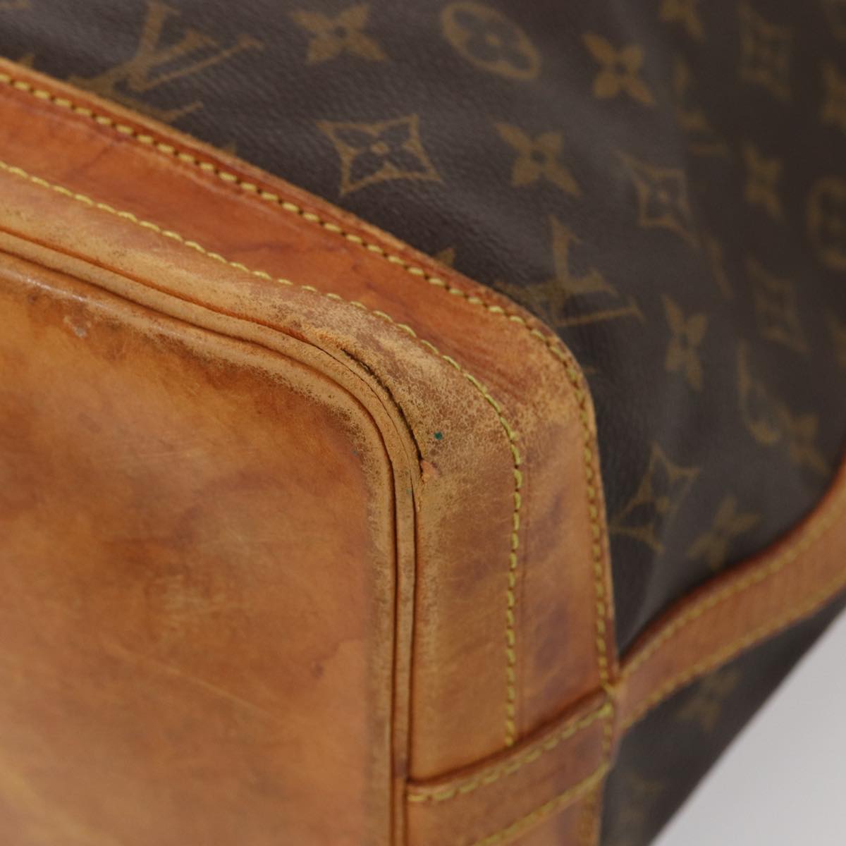 LOUIS VUITTON Monogram Noe Shoulder Bag M42224 LV Auth 85604