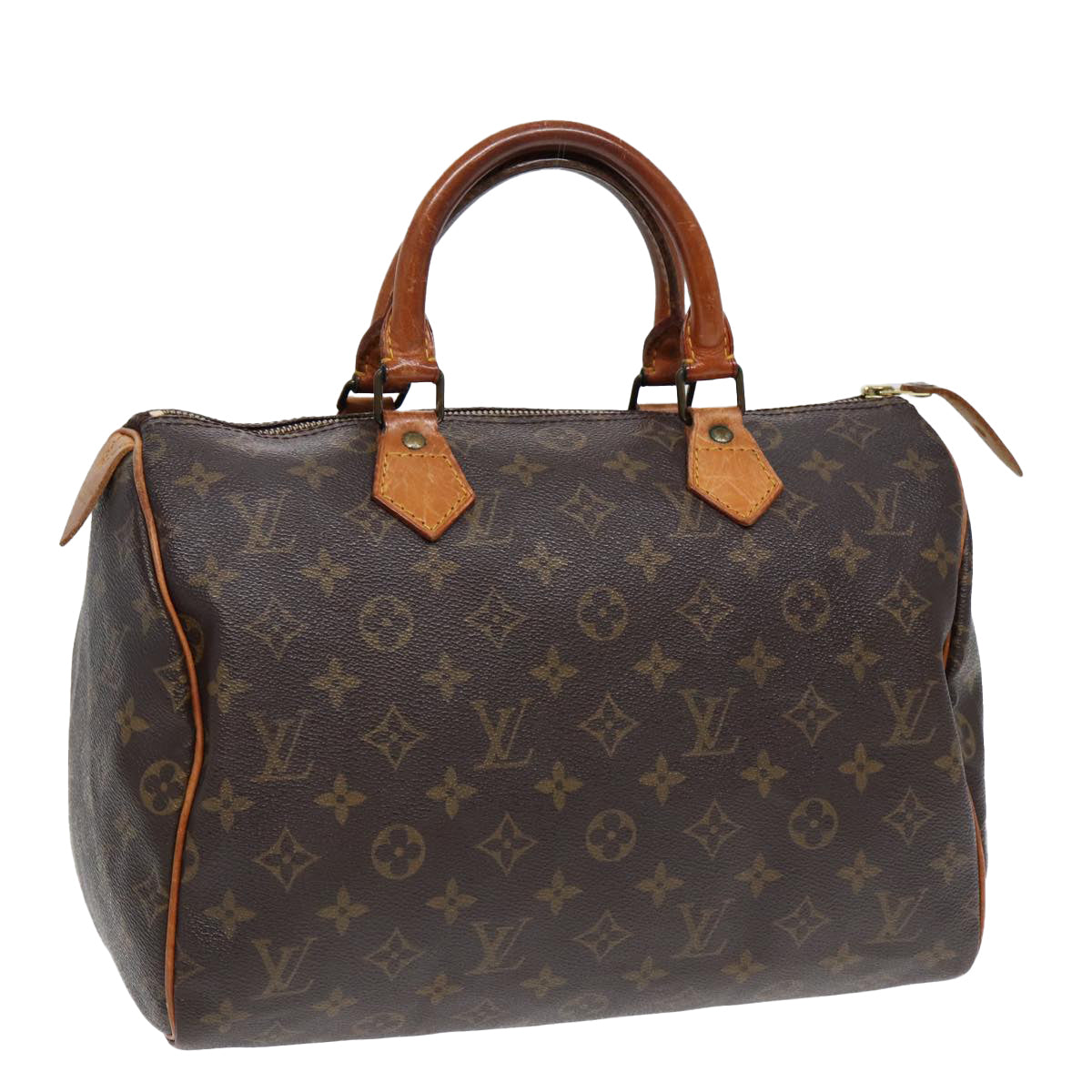 LOUIS VUITTON Monogram Speedy 30 Hand Bag M41526 LV Auth 85605