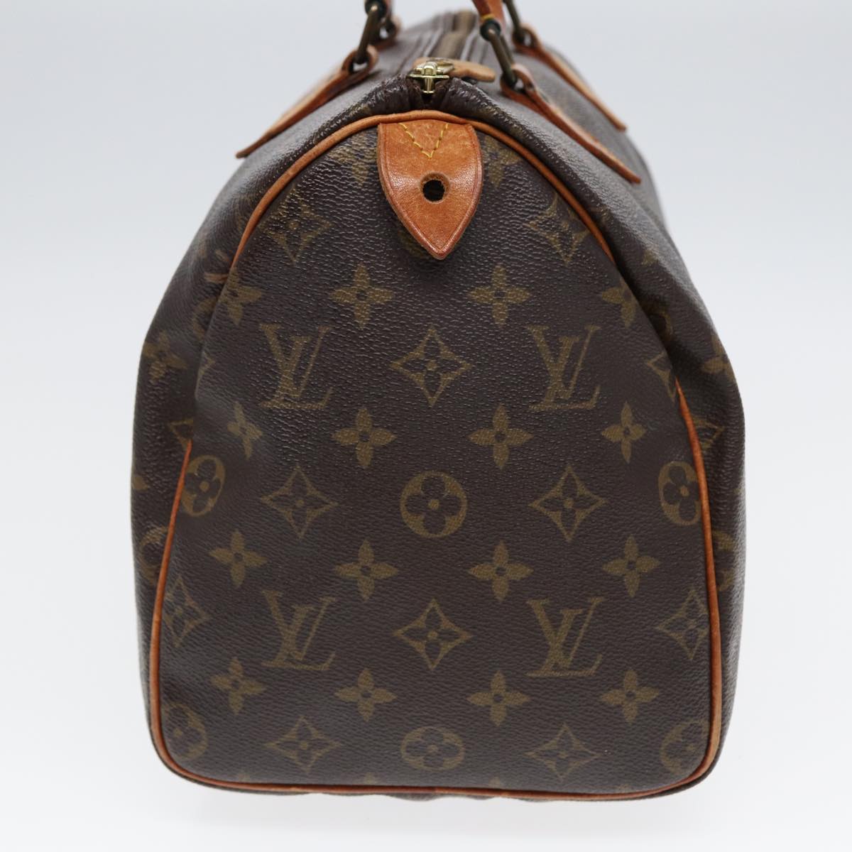 LOUIS VUITTON Monogram Speedy 30 Hand Bag M41526 LV Auth 85605