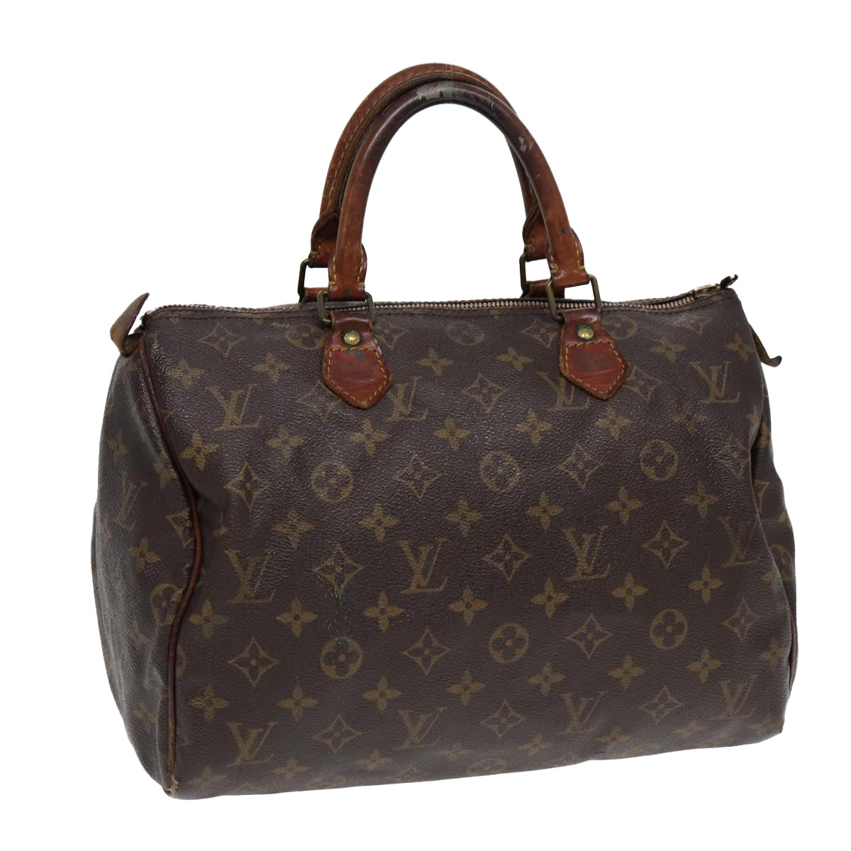 LOUIS VUITTON Monogram Speedy 30 Hand Bag M41526 LV Auth 85610