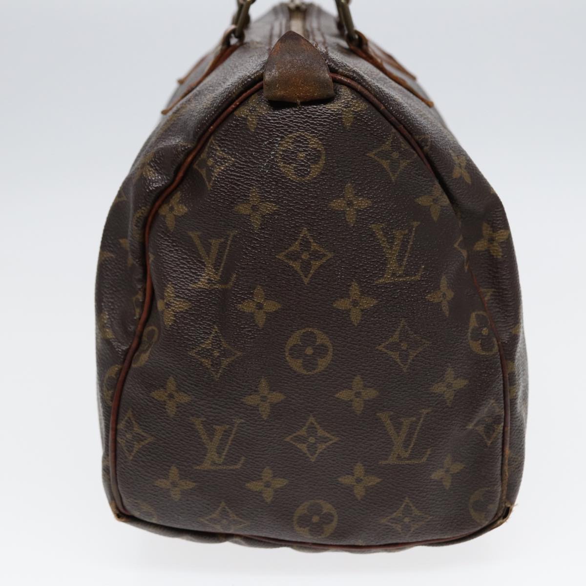 LOUIS VUITTON Monogram Speedy 30 Hand Bag M41526 LV Auth 85610