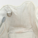 PRADA Bijoux Canapa PM Hand Bag Canvas 2way Gray Silver Auth 85622-19