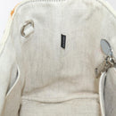 PRADA Bijoux Canapa PM Hand Bag Canvas 2way Gray Silver Auth 85622-20