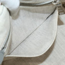 PRADA Bijoux Canapa PM Hand Bag Canvas 2way Gray Silver Auth 85622-23