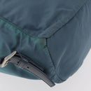 PRADA Backpack Nylon Blue Silver Auth 85634-18
