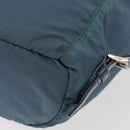 PRADA Backpack Nylon Blue Silver Auth 85634-9