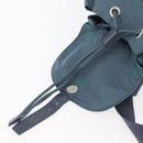 PRADA Backpack Nylon Blue Silver Auth 85634-10