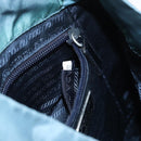 PRADA Backpack Nylon Blue Silver Auth 85634-26