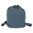 PRADA Backpack Nylon Blue Silver Auth 85634-2