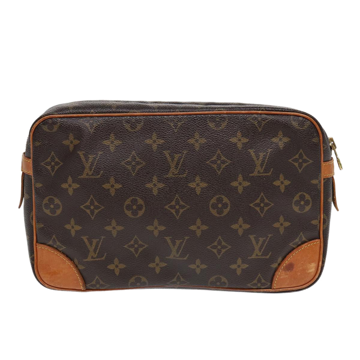 LOUIS VUITTON Monogram Compiegne 28 Clutch Bag M51845 LV Auth 85645 - 0