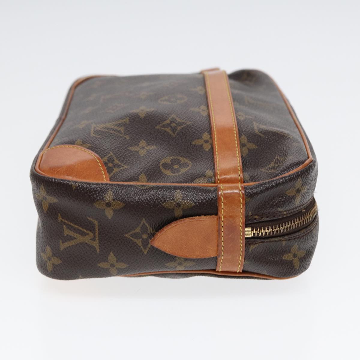 LOUIS VUITTON Monogram Compiegne 28 Clutch Bag M51845 LV Auth 85645