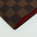 LOUIS VUITTON Damier Ebene CD Case LV Auth 85648-16
