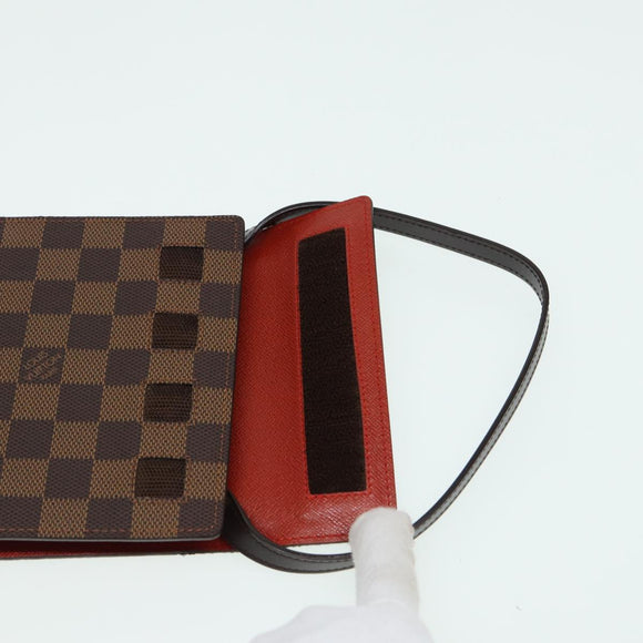 LOUIS VUITTON Damier Ebene CD Case LV Auth 85648