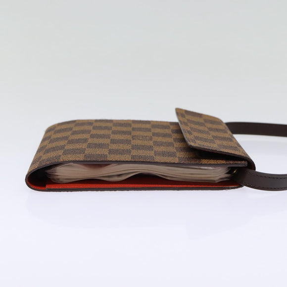 LOUIS VUITTON Damier Ebene CD Case LV Auth 85648