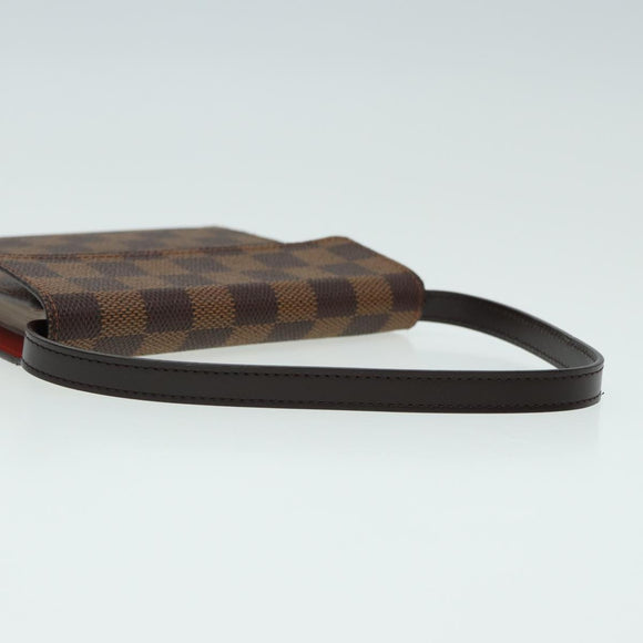 LOUIS VUITTON Damier Ebene CD Case LV Auth 85648