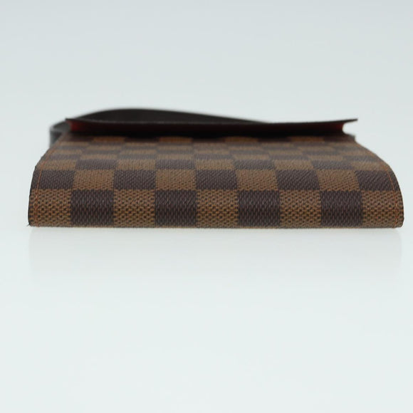 LOUIS VUITTON Damier Ebene CD Case LV Auth 85648