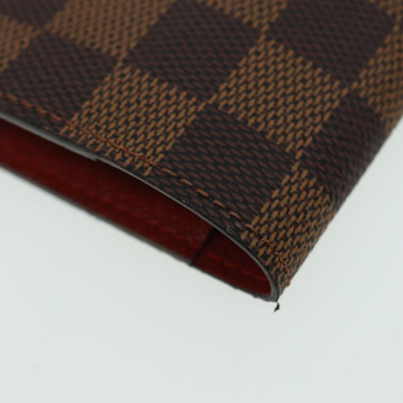 LOUIS VUITTON Damier Ebene CD Case LV Auth 85648