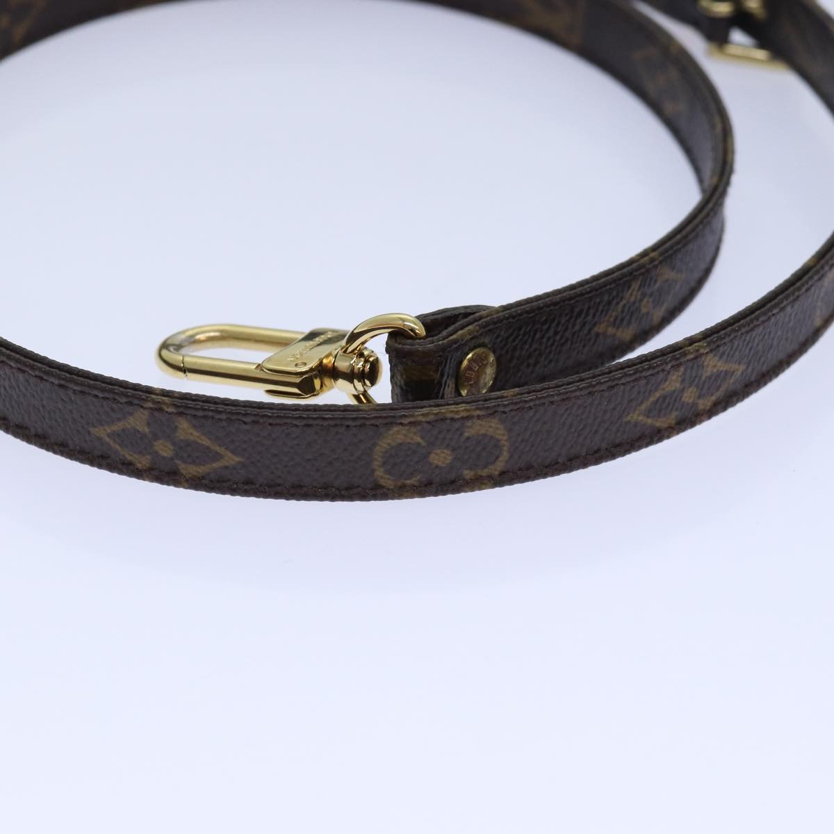 LOUIS VUITTON Monogram Adjustable Shoulder Strap 37""-43.7"" LV Auth 85654