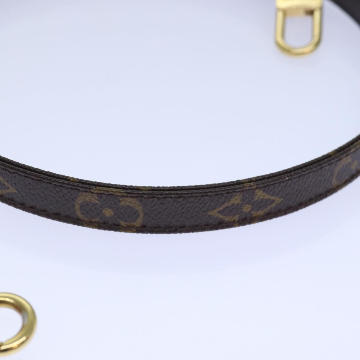 LOUIS VUITTON Monogram Adjustable Shoulder Strap 37""-43.7"" LV Auth 85654