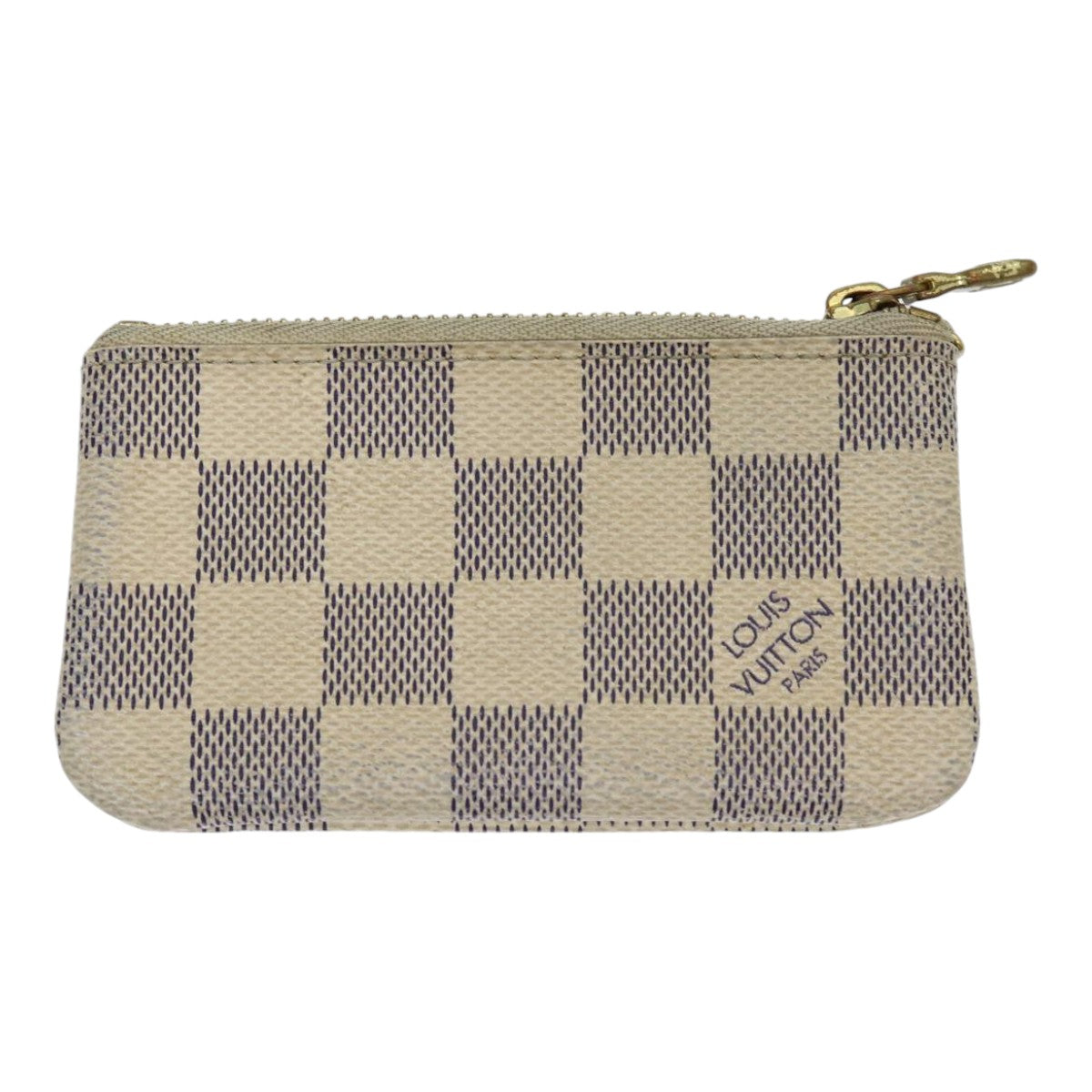 LOUIS VUITTON Damier Azur Pochette Cles Coin Purse N62659 LV Auth 85657 - 0