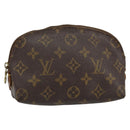 LOUIS VUITTON Monogram Pochette Cosmetic PM Cosmetic Pouch M47515 LV Auth 85663-1
