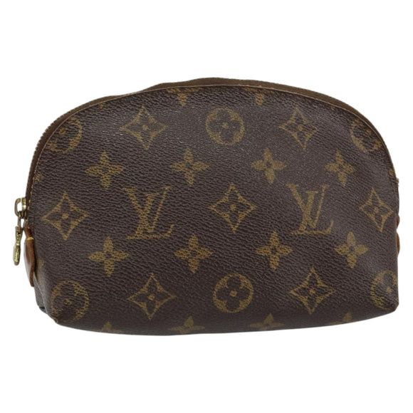 LOUIS VUITTON Monogram Pochette Cosmetic PM Cosmetic Pouch M47515 LV Auth 85663